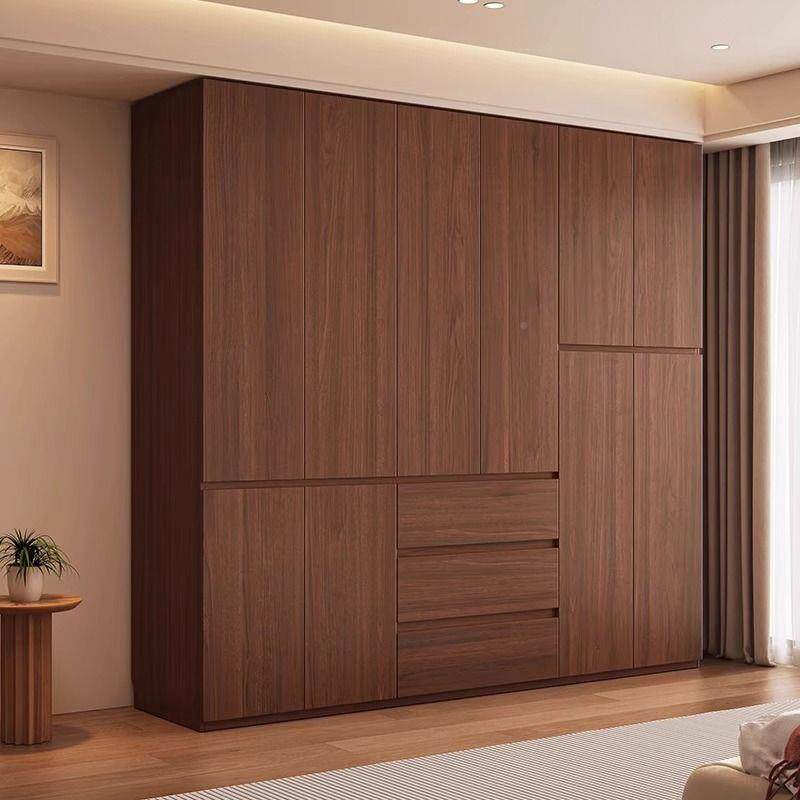 中风橡木衣柜分段式衣免柜拉手全实木衣柜PTB1橡8mm北古美进口木