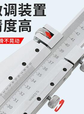 度游标高尺高度计高精度划线尺0-62LRF0-3000-500-00mm游标高度卡