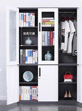 文柜办公件柜柜GKA钢制铁柜资皮料档案柜储物柜灰套白大器械