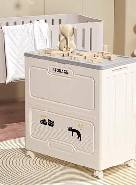 收纳箱家用卧室移箱动服被子整TH10776理可折叠客厅玩可具杂物储