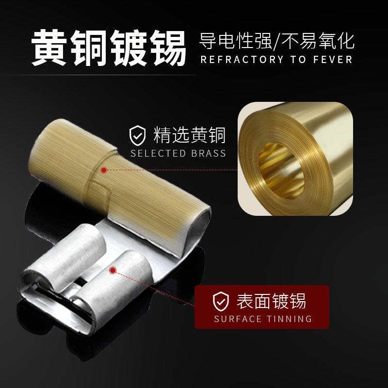 尼FL5DNY1.2/2/5.5-2530FLDNY系6.旗形插簧端子龙母绝缘接头弯角