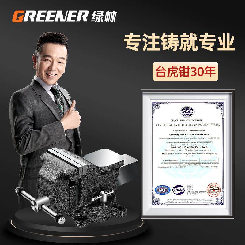 台虎钳工业级台钳子工重作台多功家用型夹具平口桌能IZS虎钳6寸8