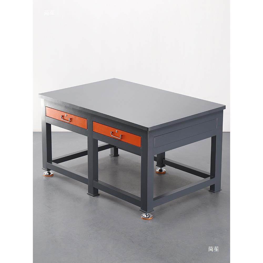 工cn175c重模具飞模台维修装配铸铁平型水磨钢板检测桌子钳工台作