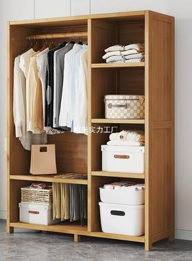 简用易柜出租防尘经济型结衣实耐挂衣橱带遮挡房帘卧室大hz80043