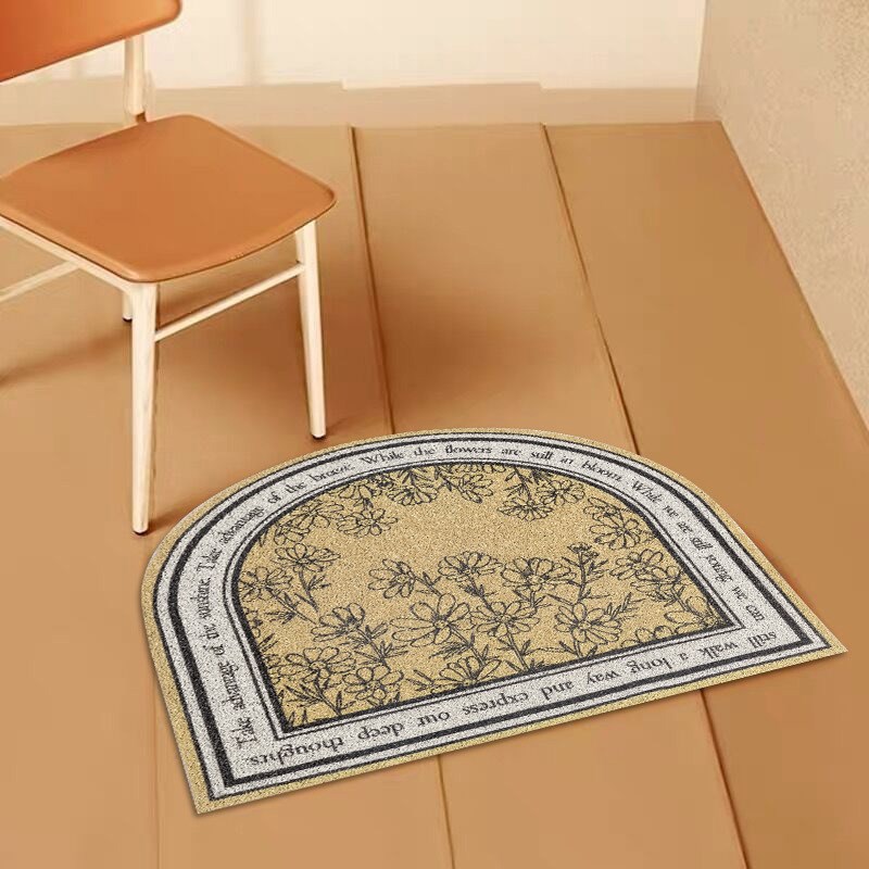 入户门地垫家用玄关大门口门垫丝圈地毯美式轻奢垫子客厅进门脚垫