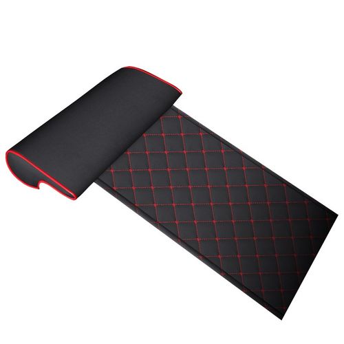 主副驾驶汽车座椅延长加长腿托腿部支撑耐磨皮革脚托缓解压力坐垫