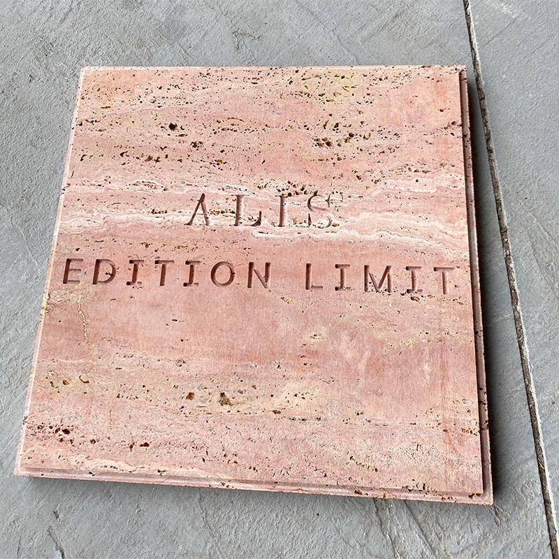 意大利洞石设计师招牌门牌创意现代简式天然大理石店铺装饰牌牌匾