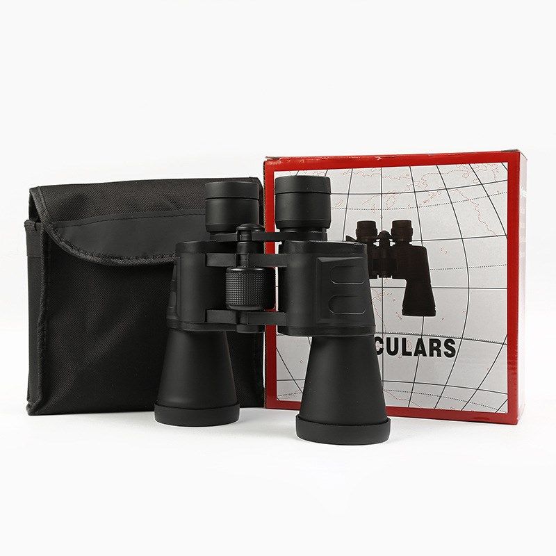 新款黑色镜身望远镜 普通民用双筒望远镜高倍高清厂家