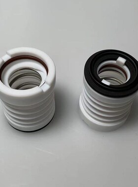 塑宝三川宏白色弹簧前轴封通用水封密封圈大头泵配件耐腐蚀水泵