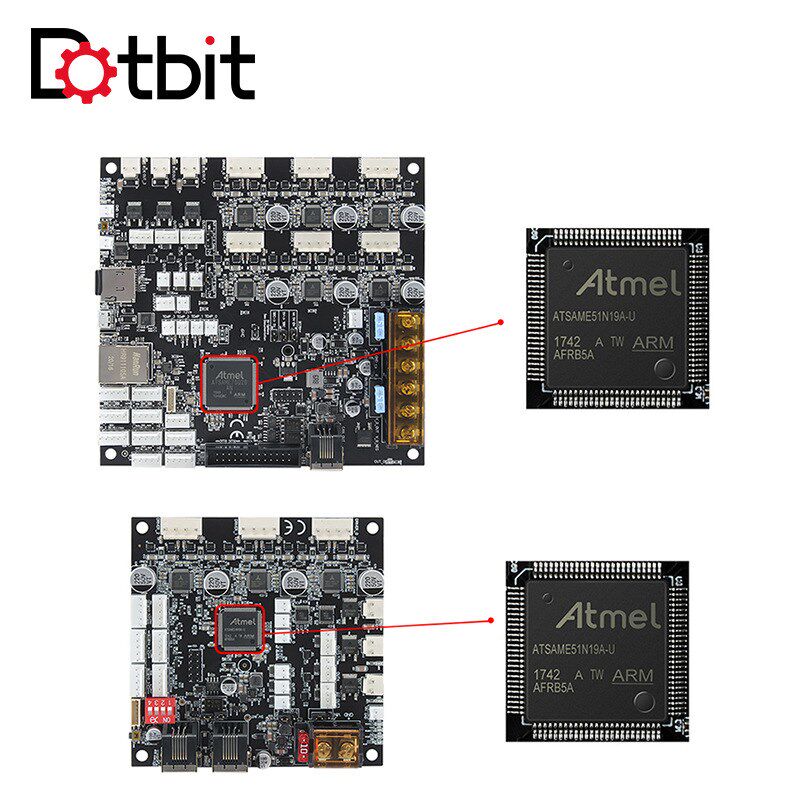 3D打印机配件 克隆Duet3 6HC主板+扩展板3HC+5i彩色触摸屏套件新