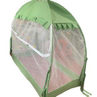 蚊帐家用免安装蒙古包防摔儿童方便拆洗加密加厚支架防尘顶围栏