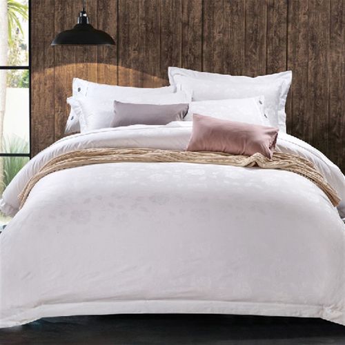 可莱克家纺厂家直销60支贡缎提花宾馆酒店床上用品四件套