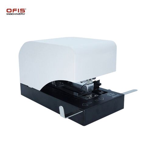 自动订书机可订50张80gA4纸深度8cm可调桌面式电动订书机