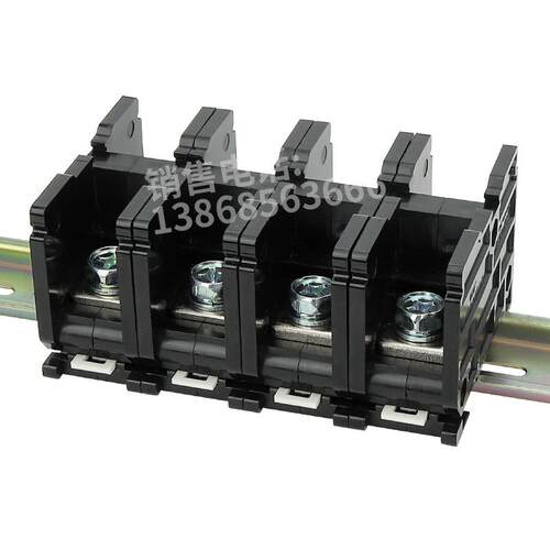 海燕FJ6DI-150-04/1(28L）四进四出接线端子150A导轨式分线器盒