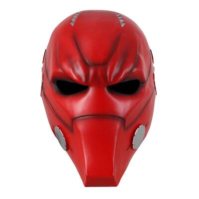 万圣节阿卡姆骑士蝙蝠侠Red Hood Arkham Knight 红头罩装扮面具