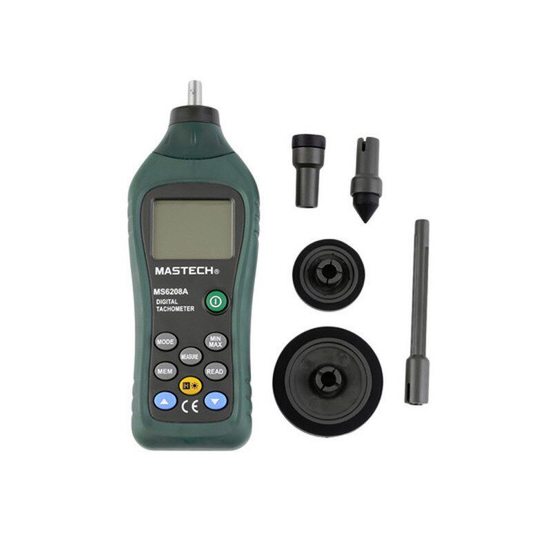 MASTECH华仪MS6208A接触式转速仪激光转速表电机转速计现货