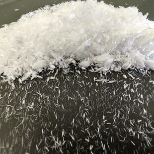 1.5mm PP纤维墙纸地坪漆增韧纤维混凝土砂浆用聚丙烯纤维短切丝