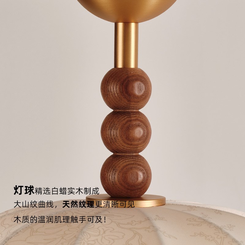 法式中古吸顶灯卧室主灯浪漫温馨南洋复古美式客厅书房灯布艺吊灯