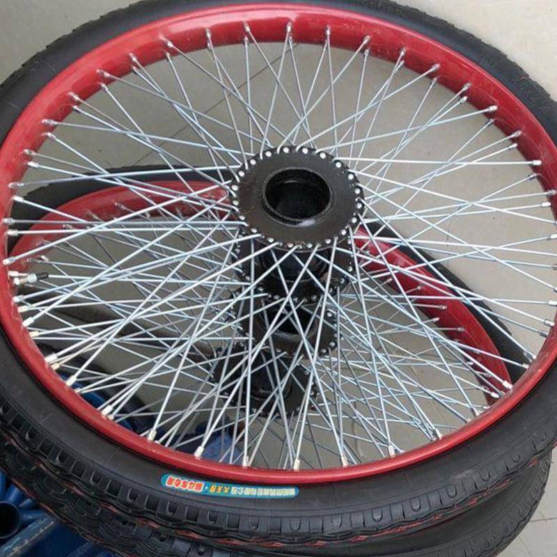 劳动车充气轮推26寸力车斗车工手车2621/2轮胎x架地PON子车板车车