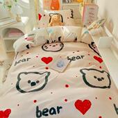 日式 学生舒亲肤适三件四件芦套宿舍TSL图 荟棉冰套丝夏季 爆款 新款