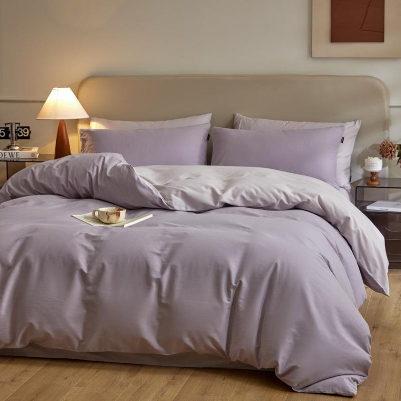 端a类高10被0S加厚磨毛全棉四件套纯棉42915061冬床单套床笠轻奢