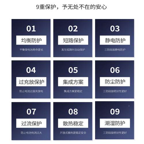 6钛酸锂智VOI能串保护同板口带均衡软储包电动工具户外备电源BM