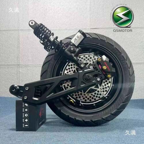 12寸209700W00机0电W大功率电摩机九号直上An电Ke平叉后轮套装交