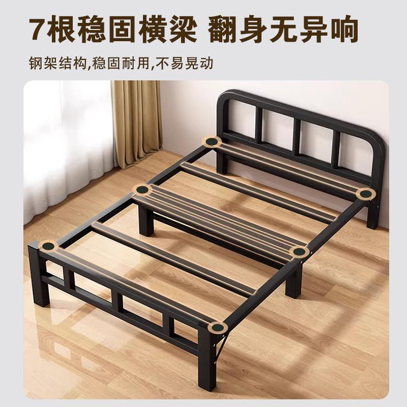 折铁床单人床午午休床家用简宿易CP18铁床成人出租房舍叠办公室休
