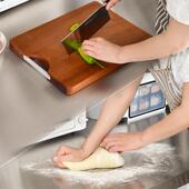 工台商用不锈钢三层厨房操作桌子台案打荷台加厚KGQ定作制台面板