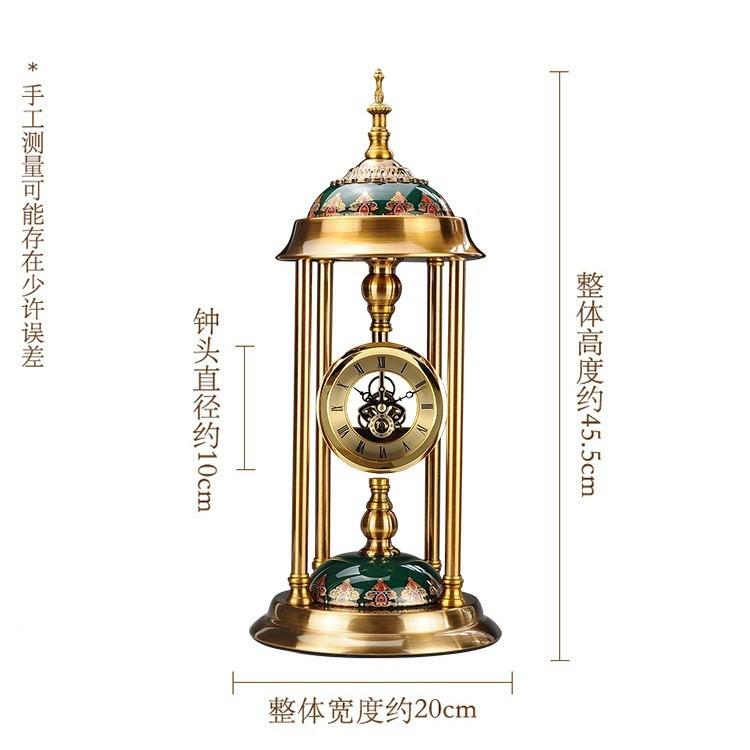 欧摆式轻奢华式钟表座钟件钟摆设台创意客坐厅台钟桌面时KGY钟装