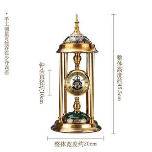 欧摆式轻奢华式钟表座钟件钟摆设台创意客坐厅台钟桌面时KGY钟装