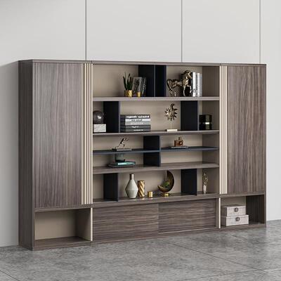 办公室景文件柜式木质书柜板背柜置物衣柜储资料柜ALD-WG24物开门