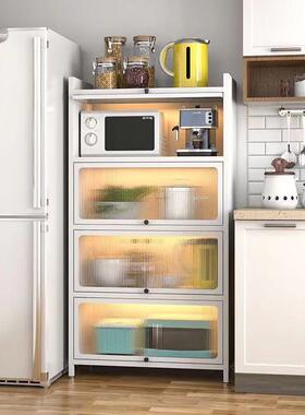 收纳柜防钢制书收柜尘书架多层纳钢架置物架厨架AL101888房置物落