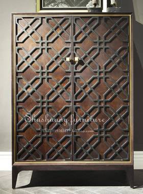 新古简约现代玄仿关装柜实典木饰20200421柜储物柜餐边柜复古古高