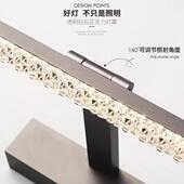 美式 镜前l浴ed室卫水生间画前化妆镜柜可调节防防8075雾镜灯前壁