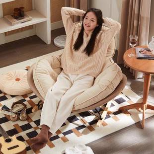 摇躺椅懒人沙发华企豪鹅摇休闲椅椅子客JVS厅卧室家摇用设计师懒