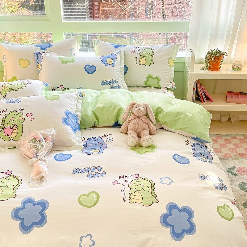 纯棉被套单件春夏10全棉被罩150xDXF20单人学0生宿舍单套三0被四