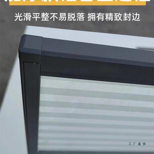 办桌挡板定桌制隔板面卡屏风座隔断985工位遮挡隔音铝公合金玻璃