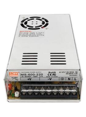 铭纬600W1关电源MS-2600-1开V24282V36V48V10足功率小体积交流转