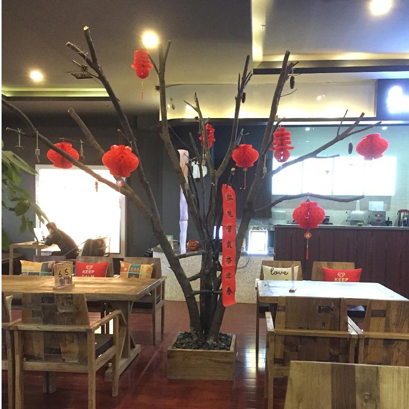 天然去干树枝香樟树JXZ杈子枯树枝干屏风枫仿真架子树树枝灯皮树