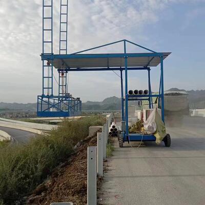 新型移动板式检修车吊升高车动桥面维修移式篮防撞HMI墙模台车