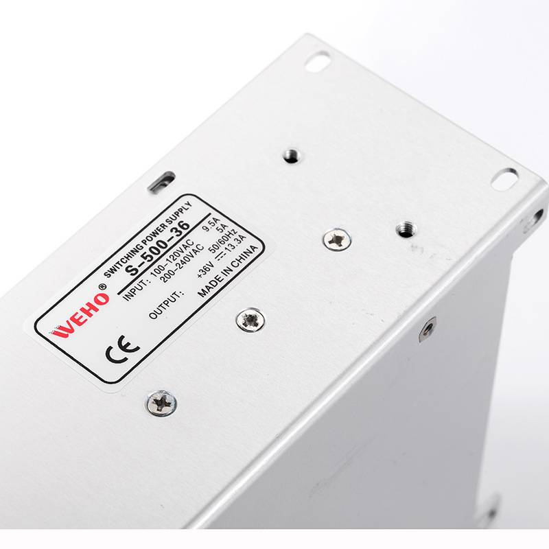 伟豪500瓦36伏直流开关电源CE认证S-500-36质保3年500W-36V-13.3A
