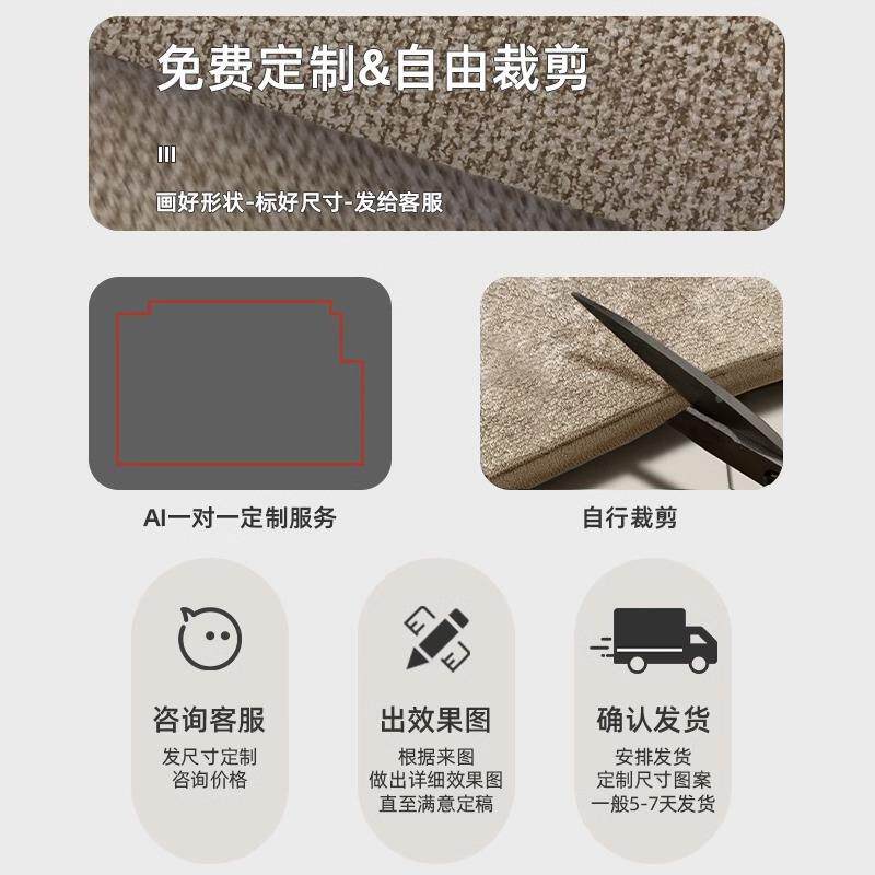 脏脚垫垫可耐裁剪ltao1020法口地毯进入户门地家门用玄关入户包邮