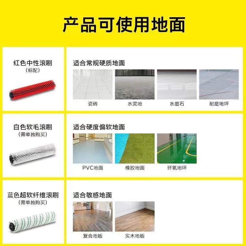 家卡赫QUZ工业商用BR0/4直立业式洗地吸干机车间物拖小型手推式地