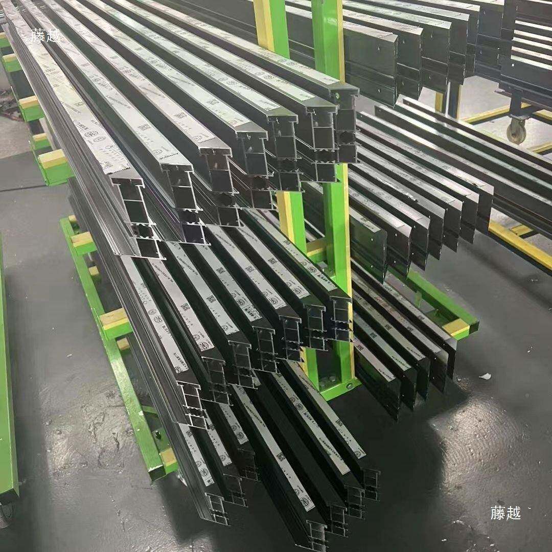 铝合金门设具备工周放转架铝型材置架461门厂铝窗材料小推车置物