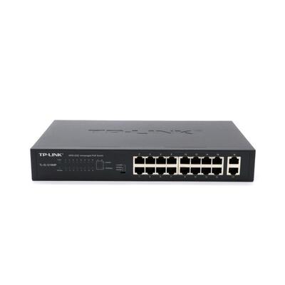 TP-LNK千兆上8联S121I8MP国标1XNM6口POEL供电16+2交换机4V监控专