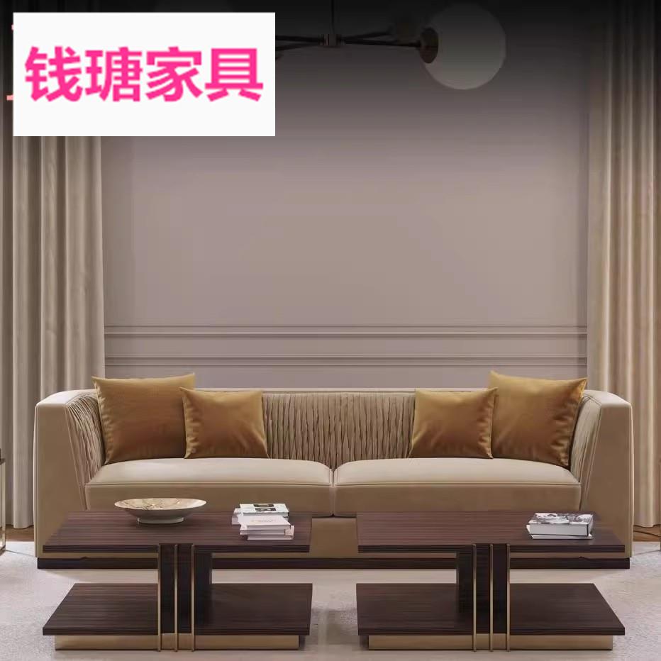 bxer布达佩斯沙发意CJ210518极简异形t客厅设计式师豆腐块奶油a风