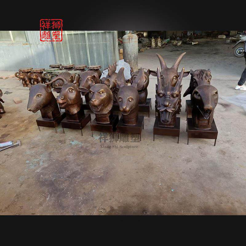 圆明园十二生肖SLF12兽铜全鼠牛虎兔蛇马羊猴鸡狗套猪摆龙件首工