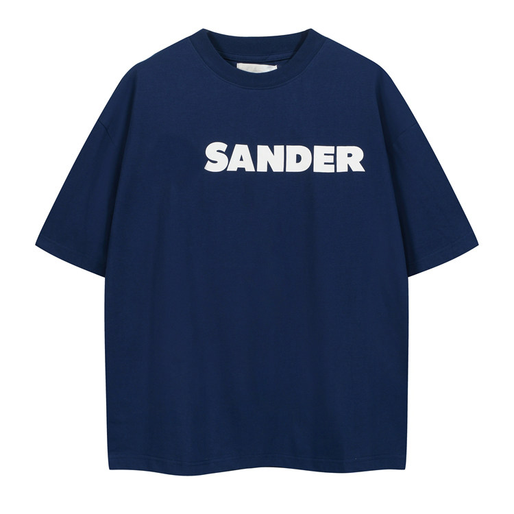 thumbnail for Minimalist Letter Print Short-Sleeved T-Shirt J9890