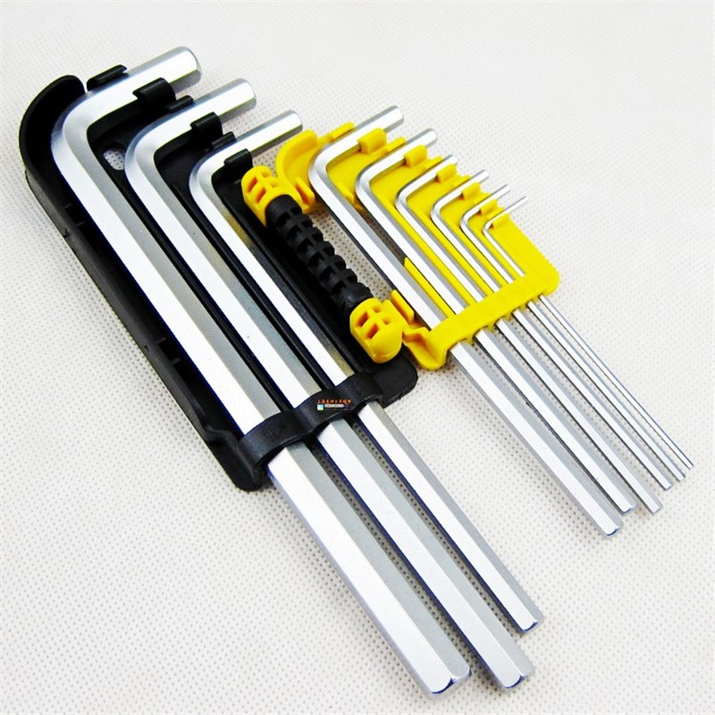 STANLEY/史丹利 9件套公制长内六角扳手92-619-23 内六方扳手套装